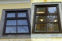 Régi ablak helyére modern, hasonló fazonnal