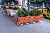 Costa Coffee terasz Nyugati Pu.