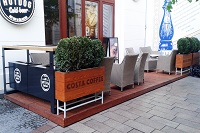 Costa Coffee terasz Király utca